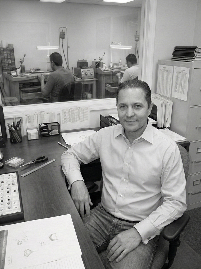 Yigal at work Yigal at work